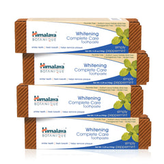 Himalaya Botanique Complete Care Whitening Toothpaste Simply Peppermint 5.29 oz 4-pack tube