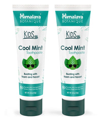Himalaya Botanique Kids Toothpaste front view with Cool Mint packaging