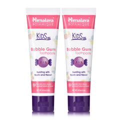 Himalaya Botanique Kids Toothpaste Bubble Gum 2-pack packaging