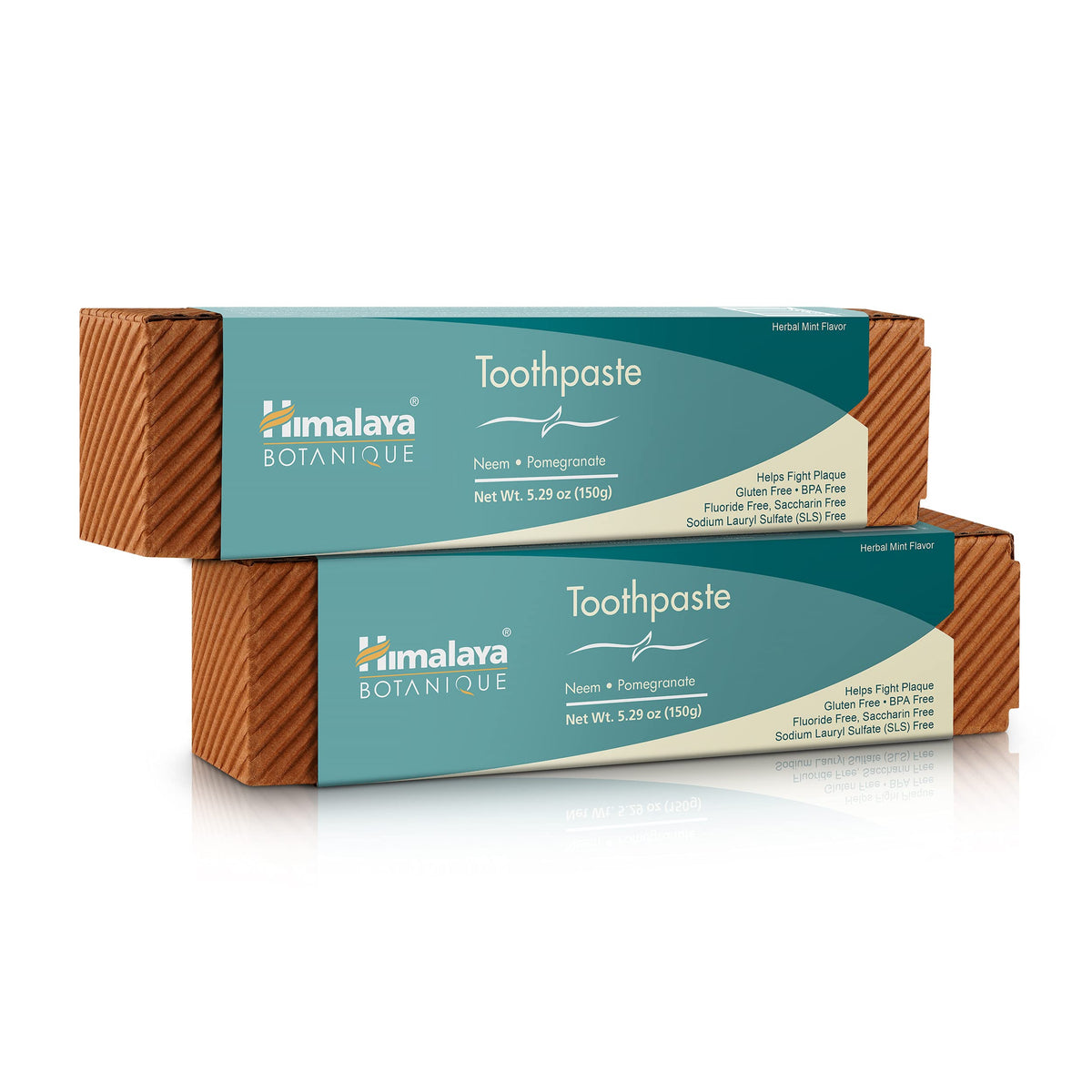 Himalaya Botanique Neem & Pomegranate toothpaste tube and packaging