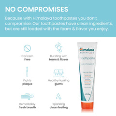 Mint-flavored toothpaste foam texture