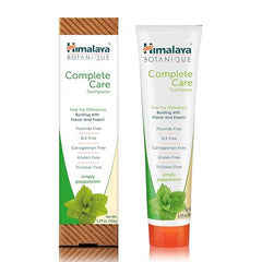 4-pack packaging of Himalaya Botanique Complete Care Toothpaste