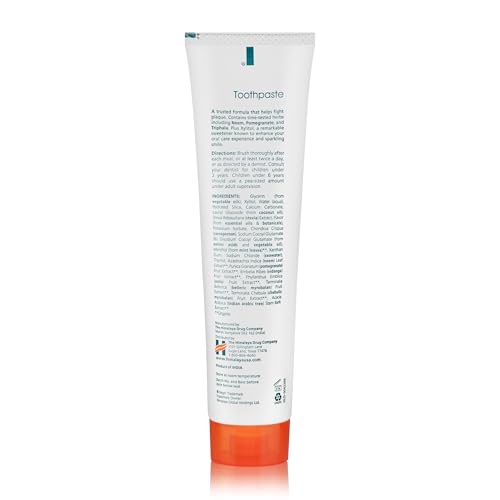 Toothpaste label displaying Fluoride Free and Cruelty Free