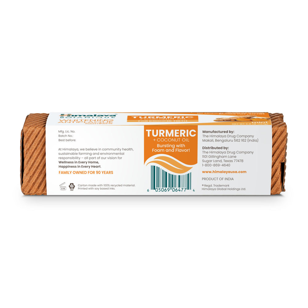 Label highlighting fluoride-free and SLS-free formula