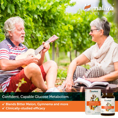 Close-up concept of Triphala, Turmeric, and Bitter Melon ingredients