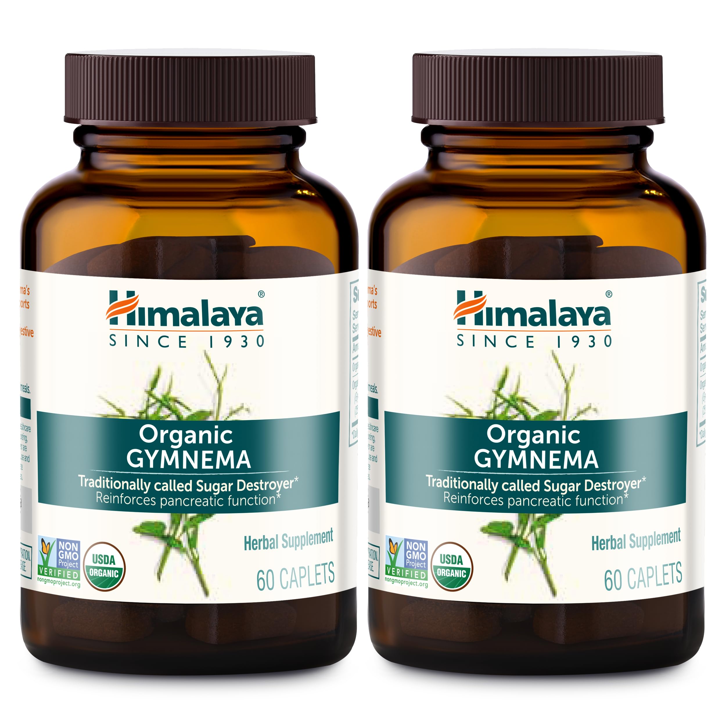Front view of Himalaya Gymnema Sylvestre 700 mg bottle