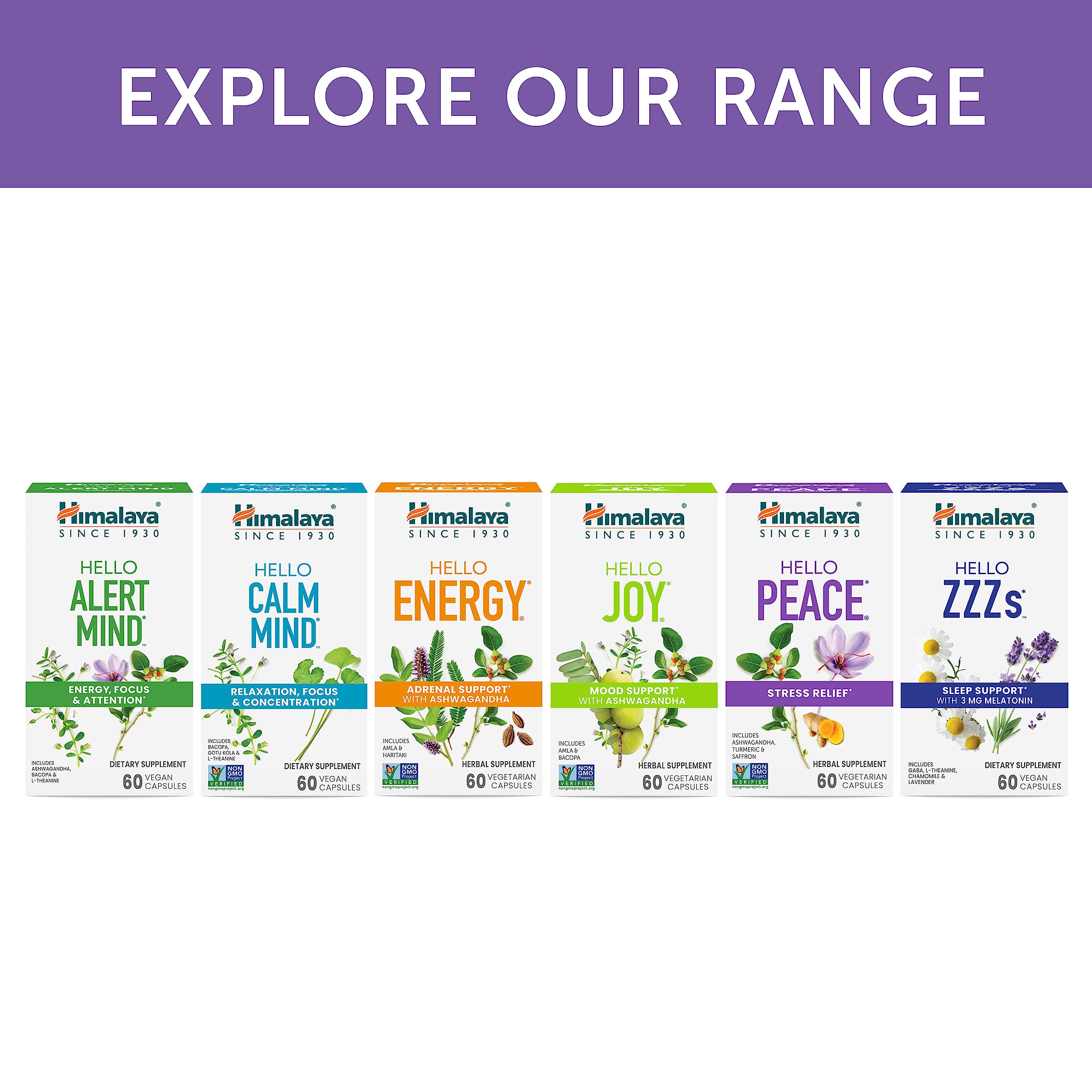 Ayurvedic herbs including Tulsi and Amla used in Hello Peace