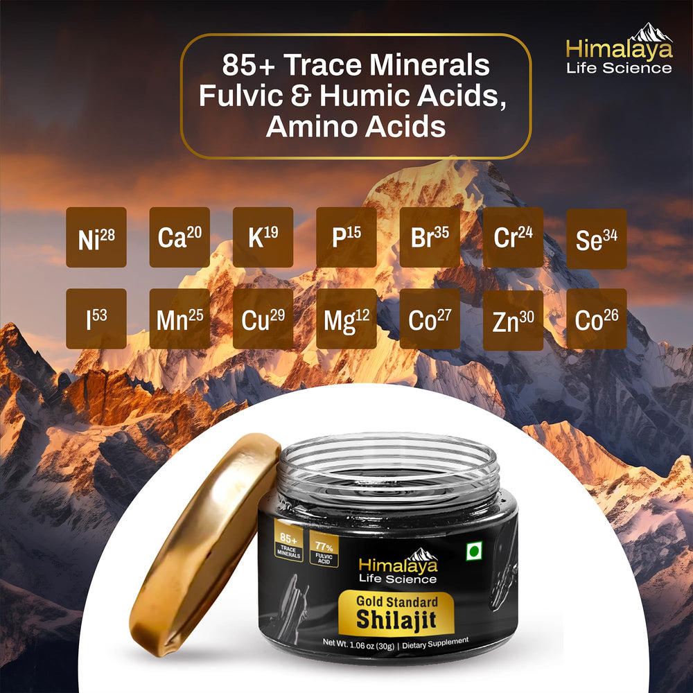 Shilajit resin packaging and label