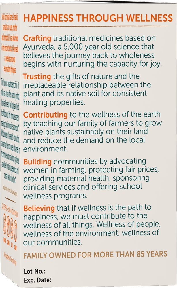 Front label highlight of Himalaya Organic Amla Organic Amla product