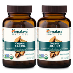 Himalaya Organic Arjuna 700mg bottle front label