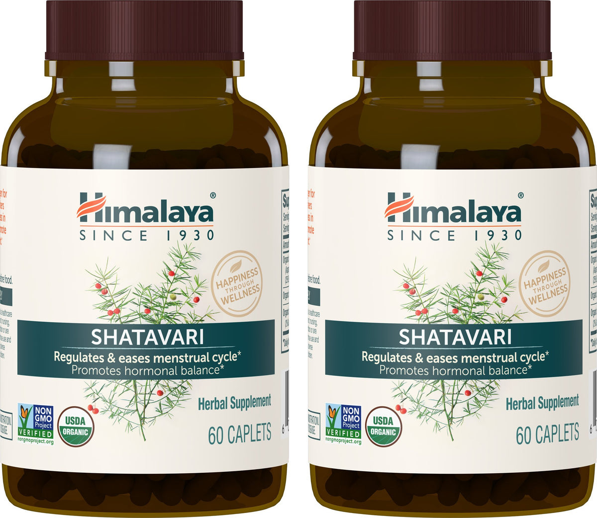 Hero image of Himalaya Organic Shatavari 1,300 mg 2-pack with 60 caplets