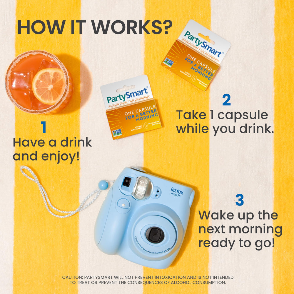 PartySmart packaging showing pack of 3