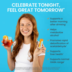 Close-up of PartySmart capsules