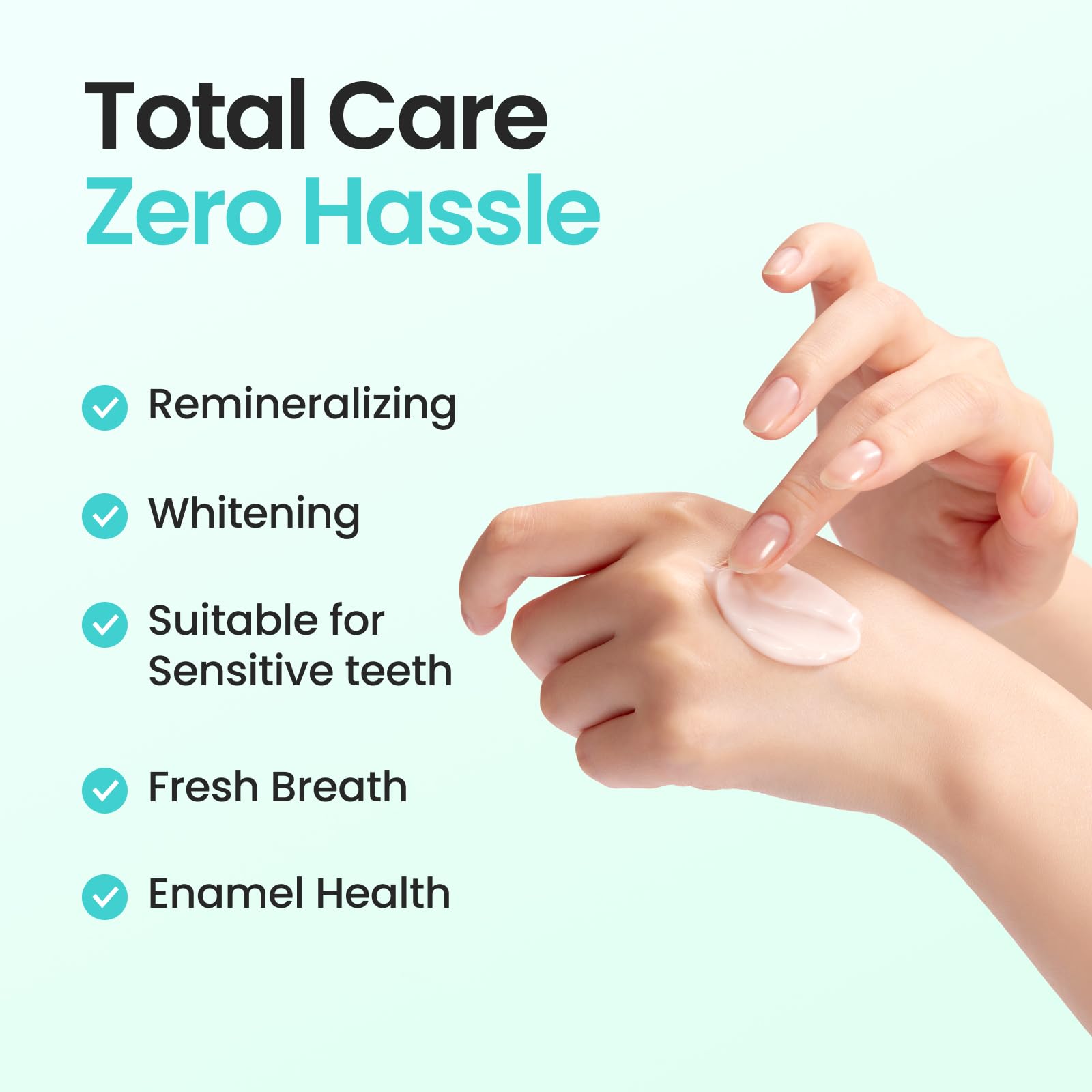 Niacinamide toothpaste benefits and enamel care illustration.