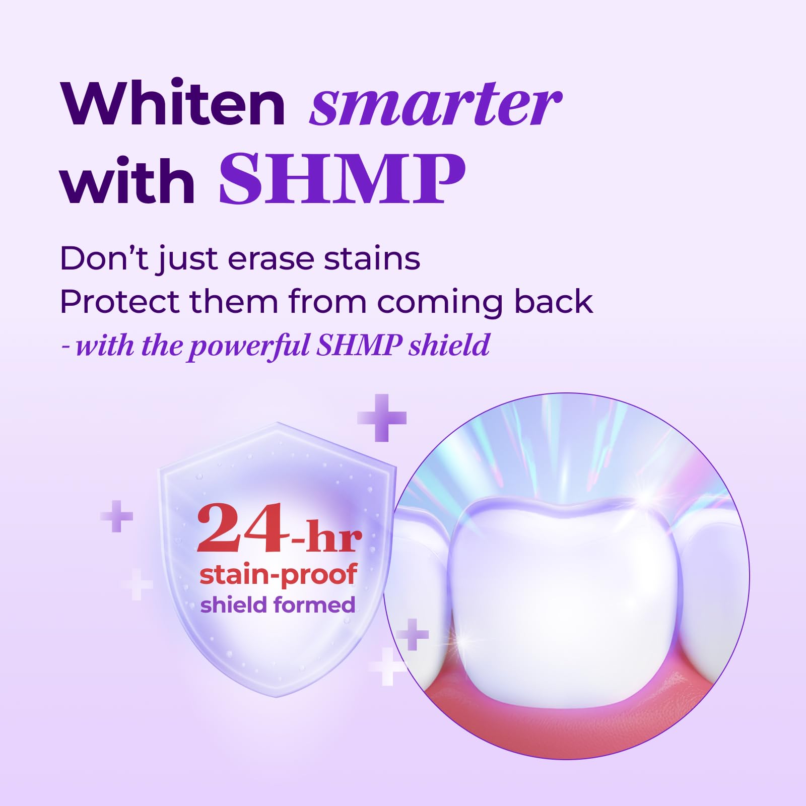 Front view of HIMALAYA PINKSALT Purple toothpaste packaging