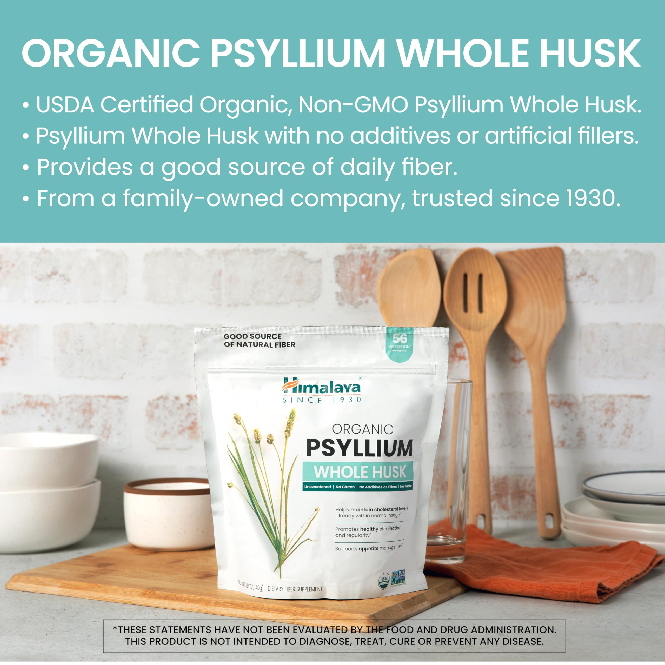 Serving suggestion: 1 tablespoon psyllium mixed in water