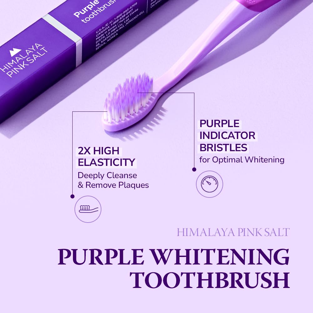 Purple indicator bristles fading signal replacement reminder
