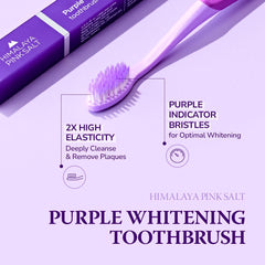 Purple indicator bristles fading signal replacement reminder