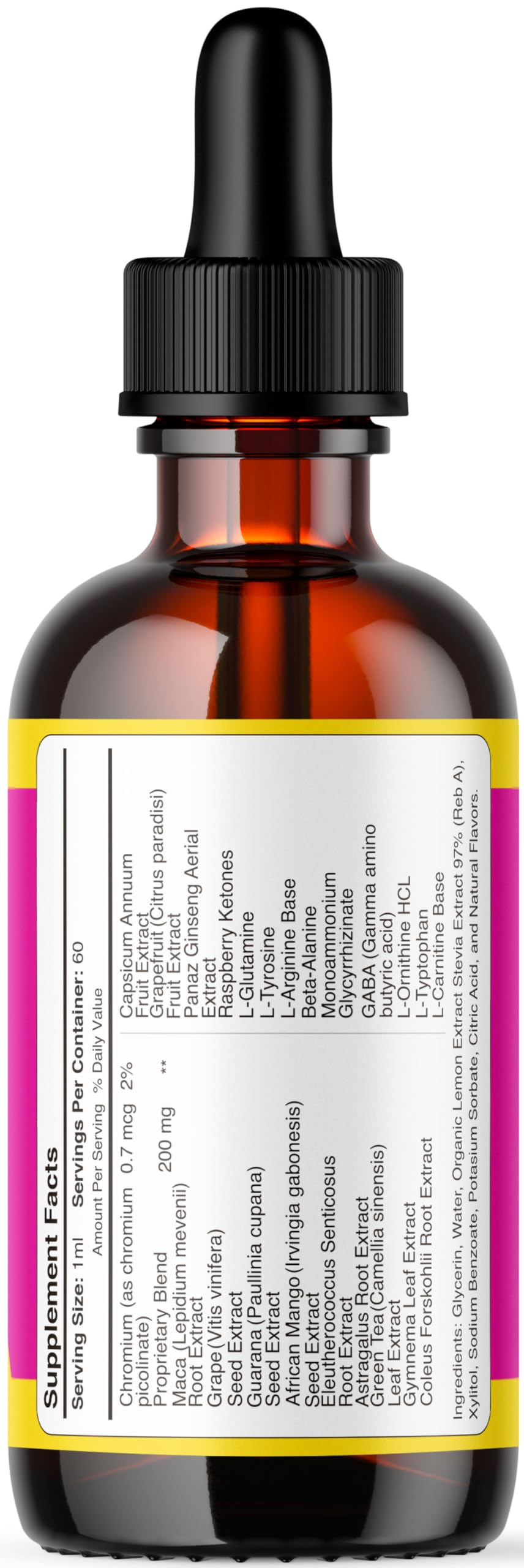 Close-up of Himalayan Burn Pro Drops liquid and taste