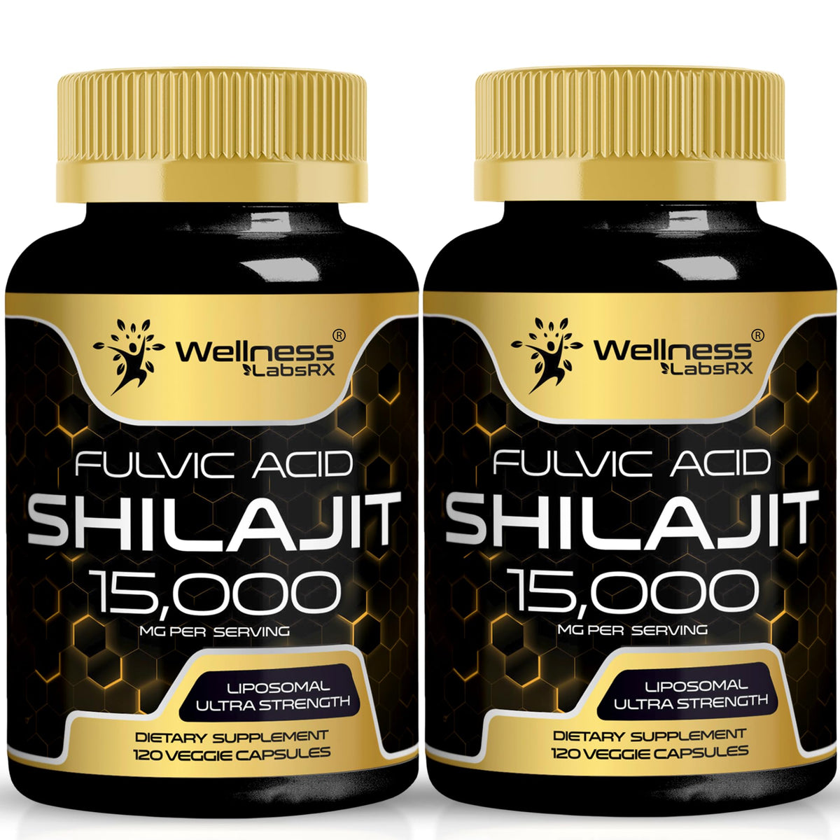 Himalayan Shilajit 1500mg capsules for men and women – pack 2