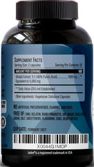 Close-up of 5000mg Himalayan Shilajit capsules