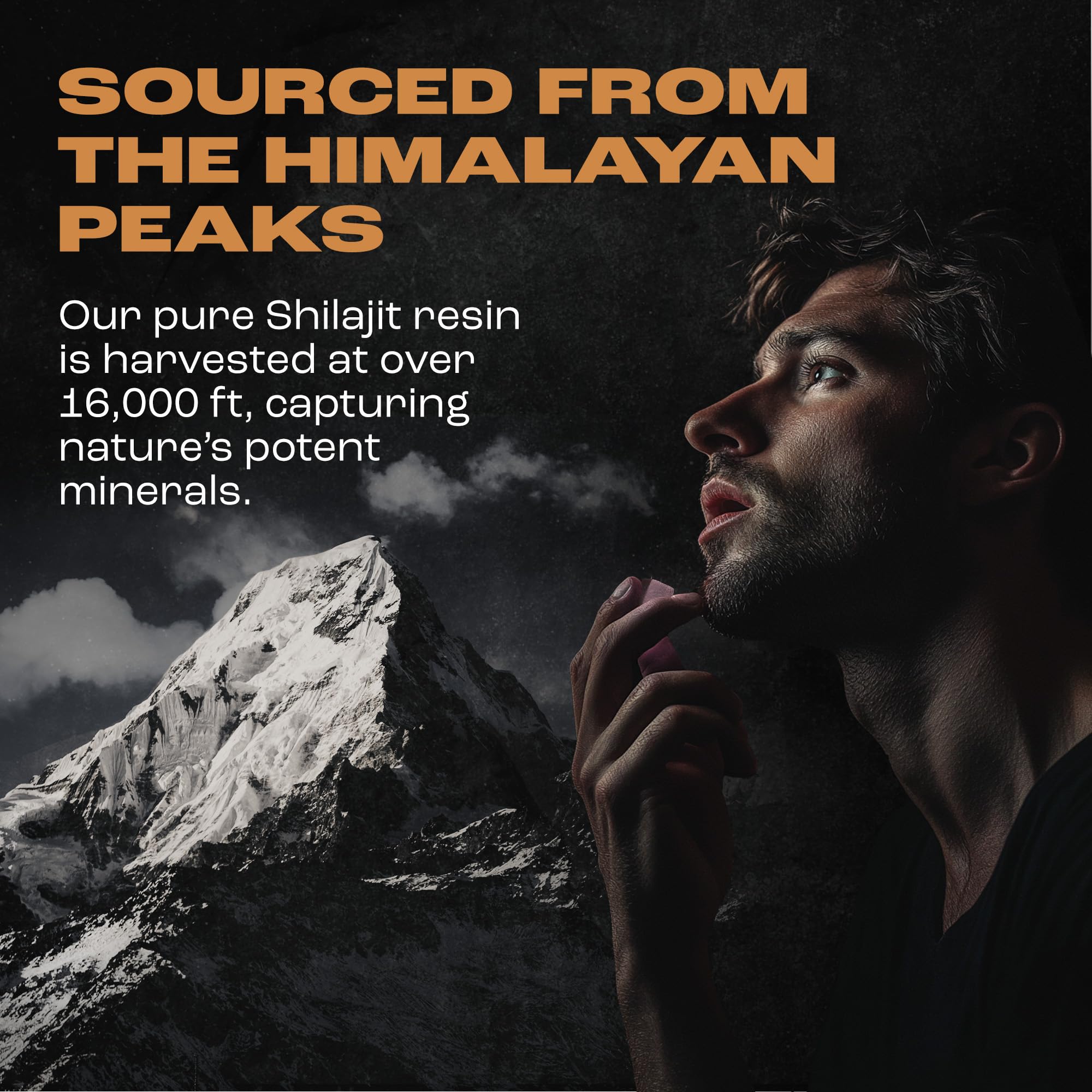 Pure Himalayan Shilajit origin illustration