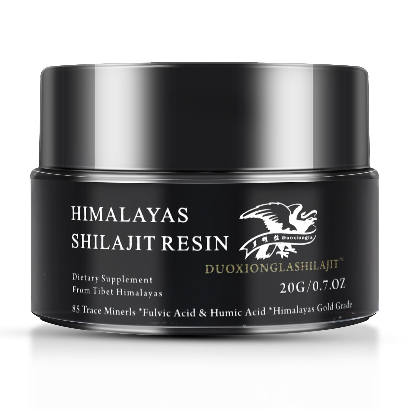 Himalayas Shilajit Resin bottle with pure golden grade