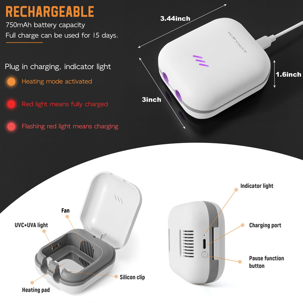 Case fits two toothbrushes, manual and electric heads