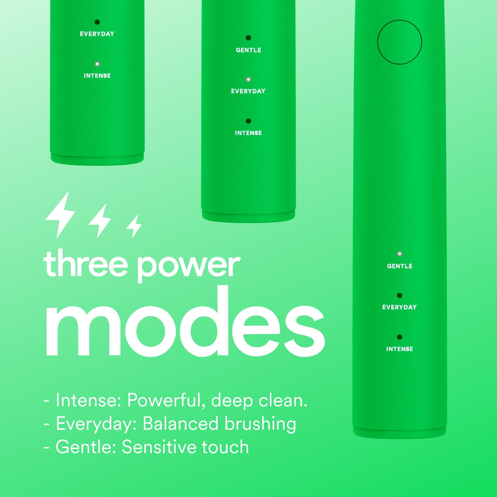 HISMILE electric toothbrush features three modes and timer