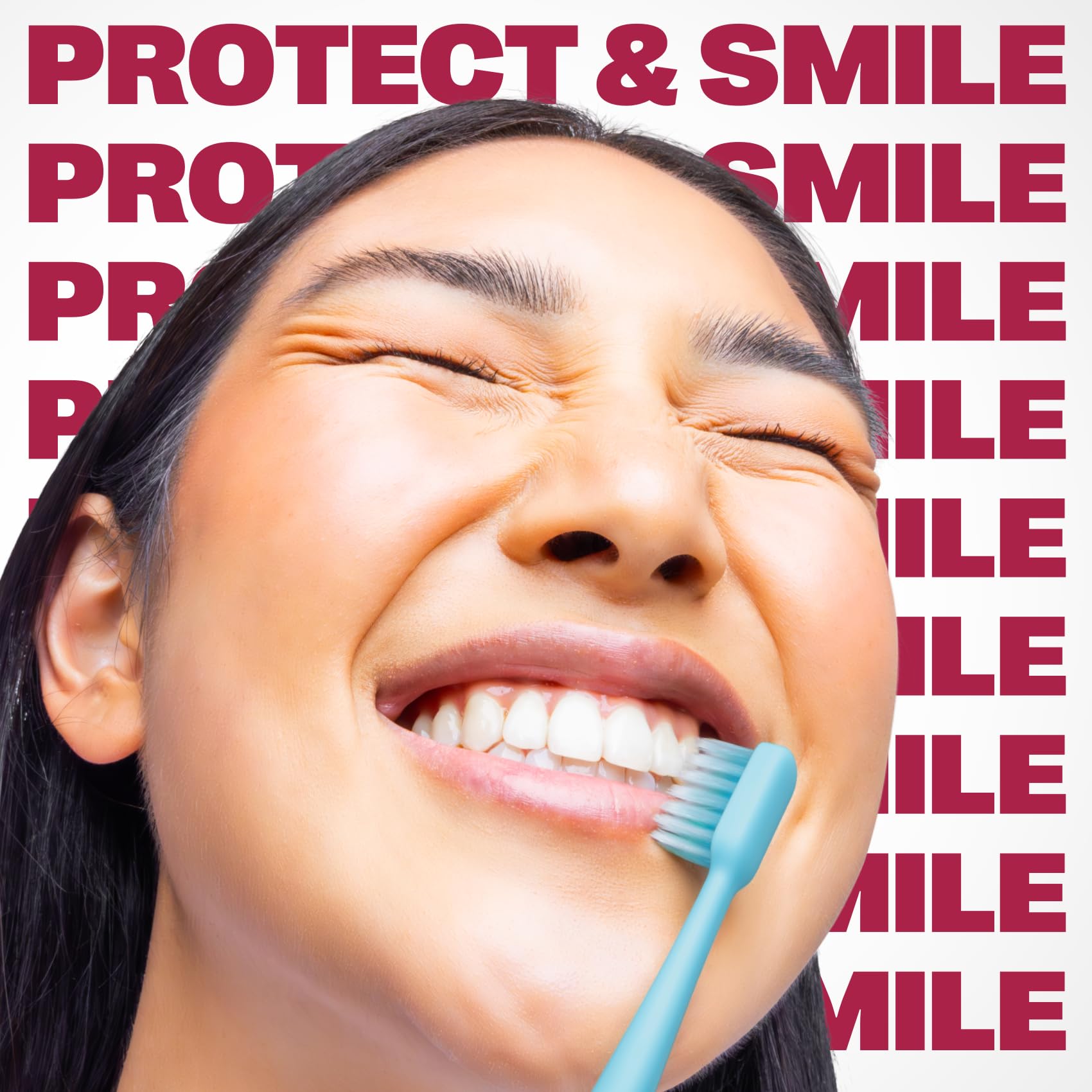 Lifestyle shot of Hismile Flavoured Toothpaste Red Velvet in a bathroom