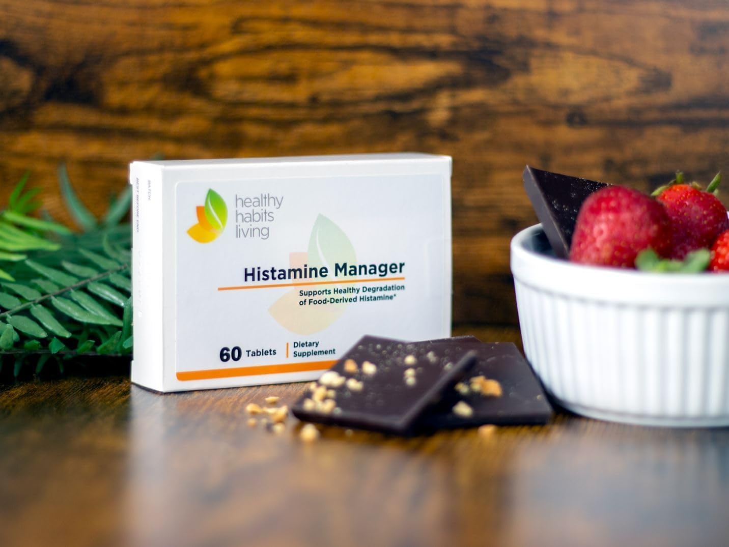 Patented enzyme formula badge for Histamine Manager