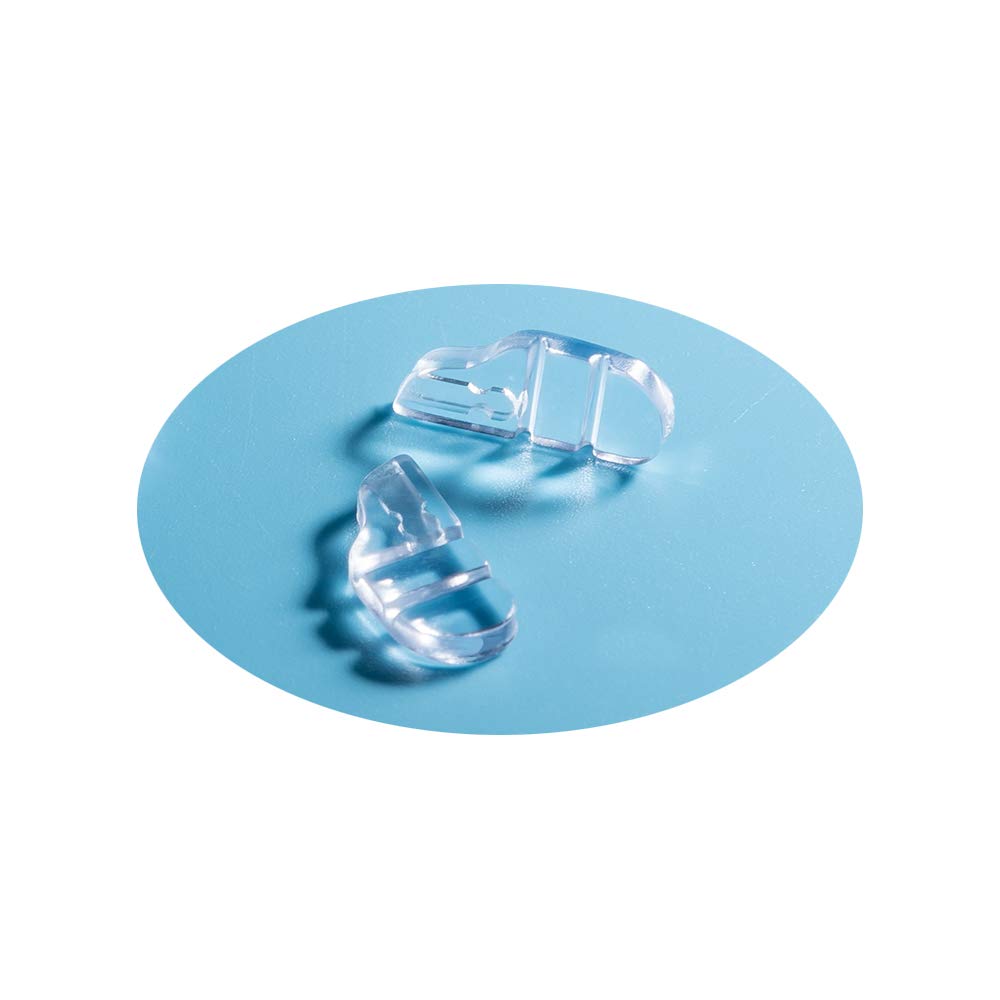 HMFFIVY semi-soft silicone nose pads for Tag Heuer eyewear – front view