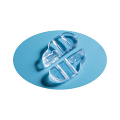 Transparent/clear silicone nose pads for Tag Heuer eyewear – side angle