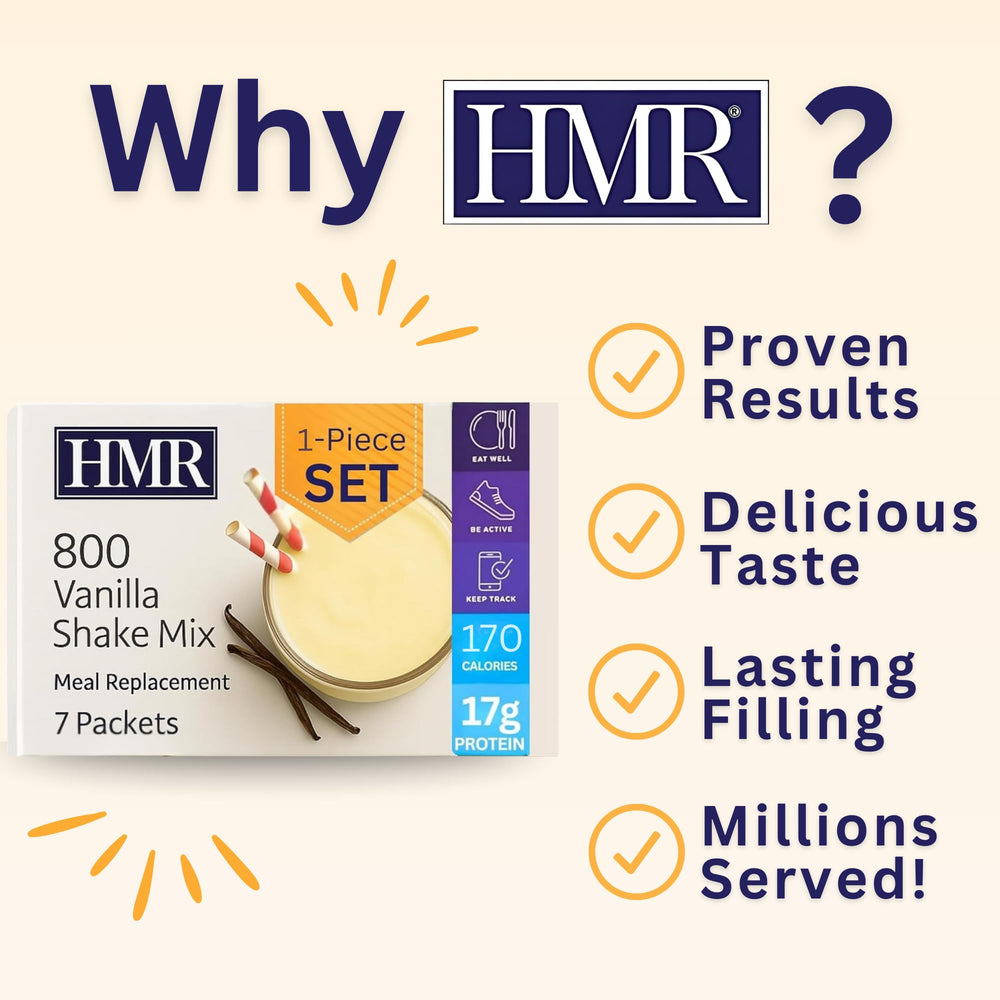 HMR 800 Shake Vanilla On-The-Go Bottle supports busy daily nutrition