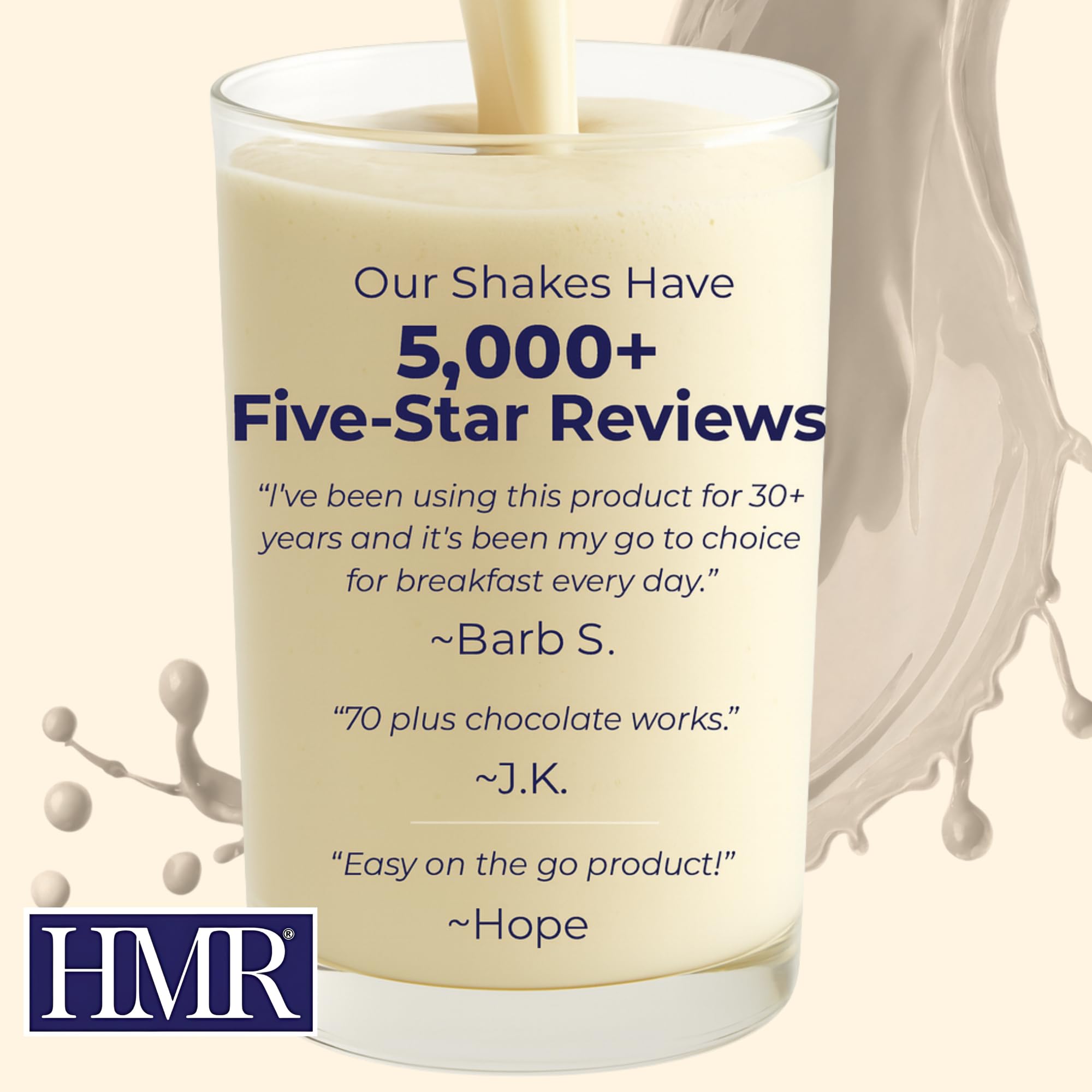 HMR 800 Shake Vanilla Scoop emphasizes convenient single-scoop powder for fast prep
