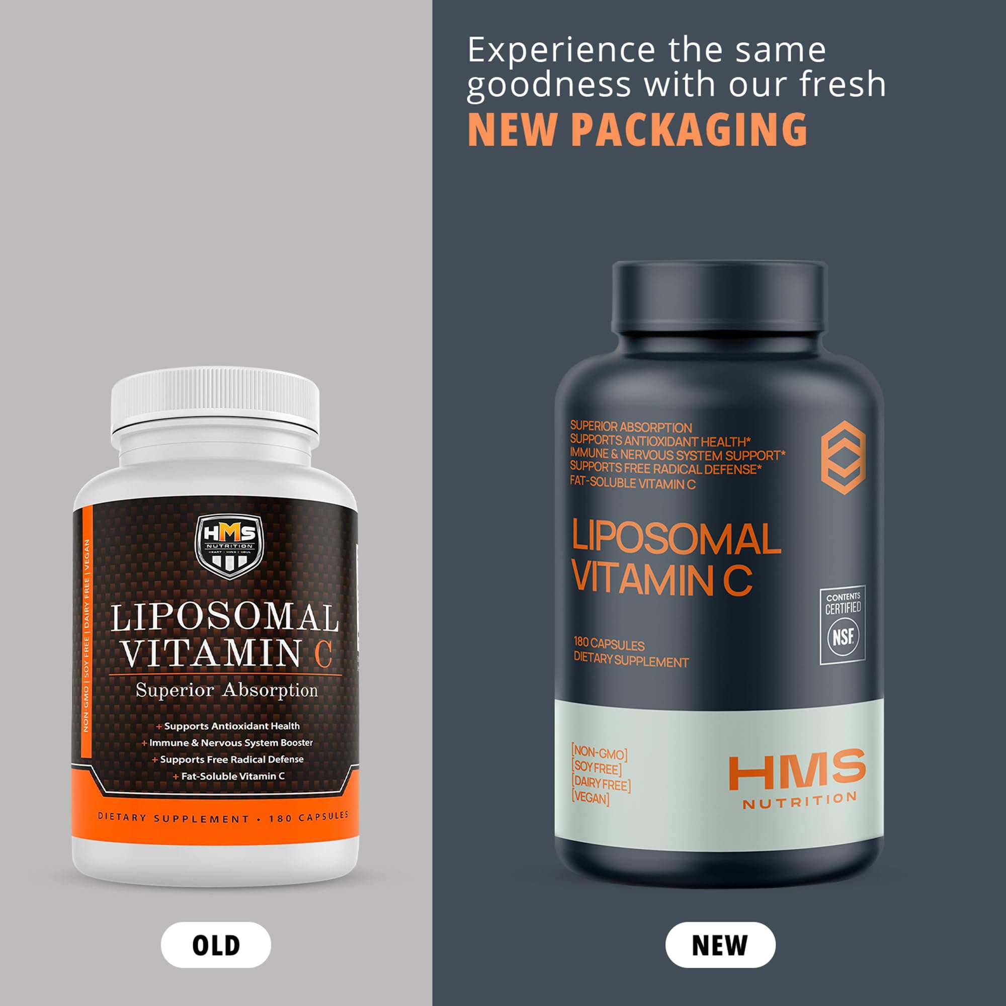 NSF-certified, Non-GMO Vitamin C supplements