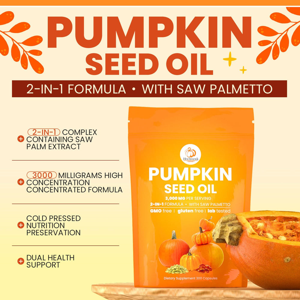 Hochornk Pumpkin Seed Oil Capsules packaging box