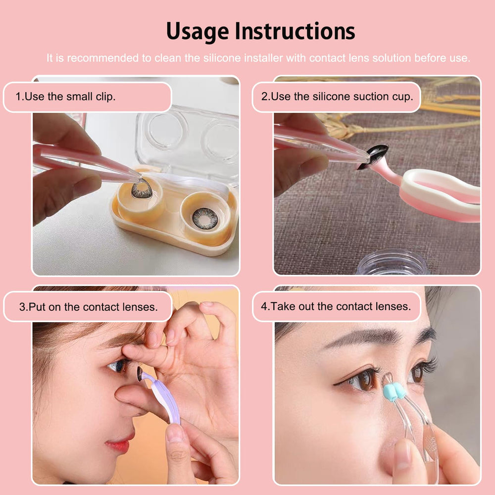 Hodyludy contact lens case included in the kit