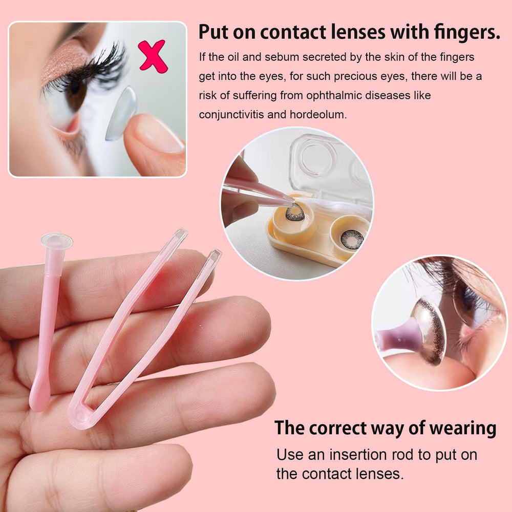 Tweezer with soft tip for safe lens handling