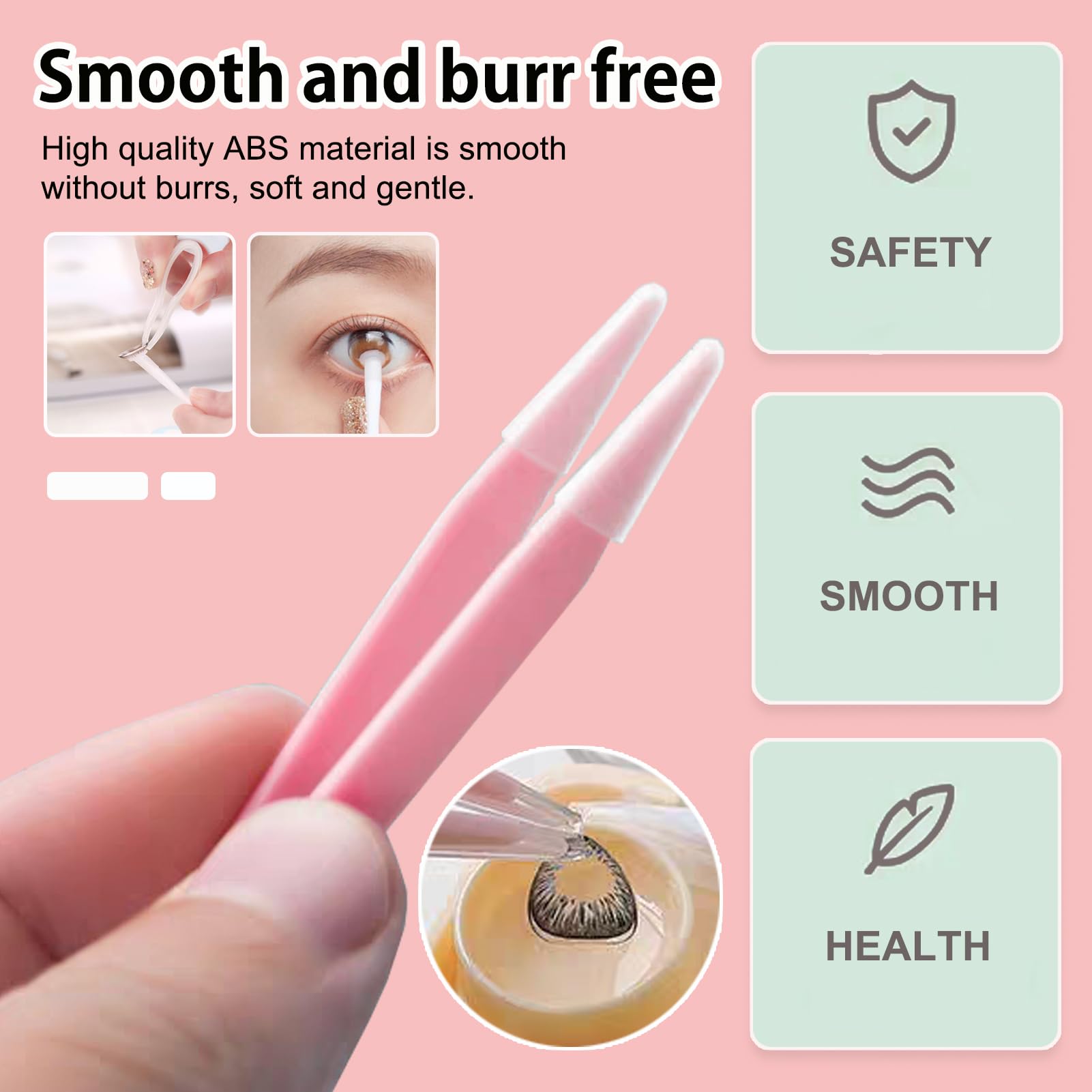 Travel-friendly, compact contact lens tool set in case