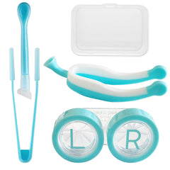 Hodyludy suction cup tweezers for soft contact lens insertion and removal
