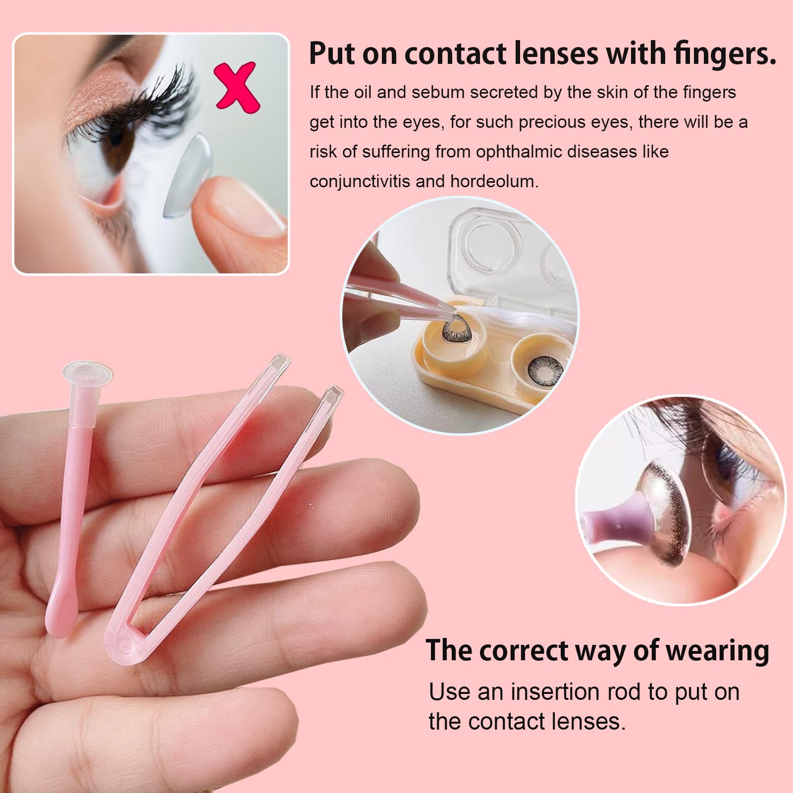 Hodyludy tweezers with soft tip for lens handling