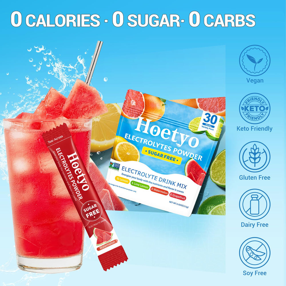 HOETYO electrolytes grapefruit flavor stick keeps you replenished during long days