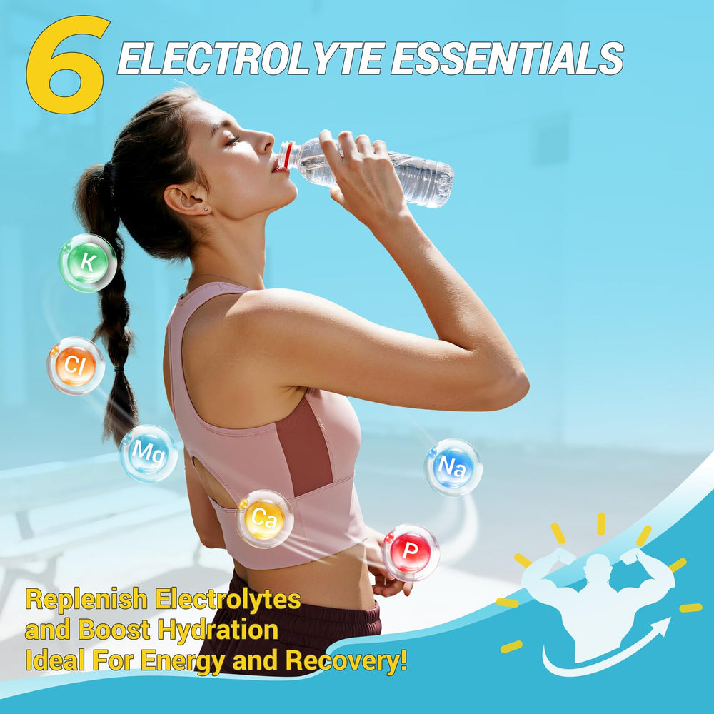 HOETYO strawberry electrolyte packet with zero sugar hydration.