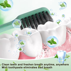 Individually sealed disposable toothbrushes for hygiene