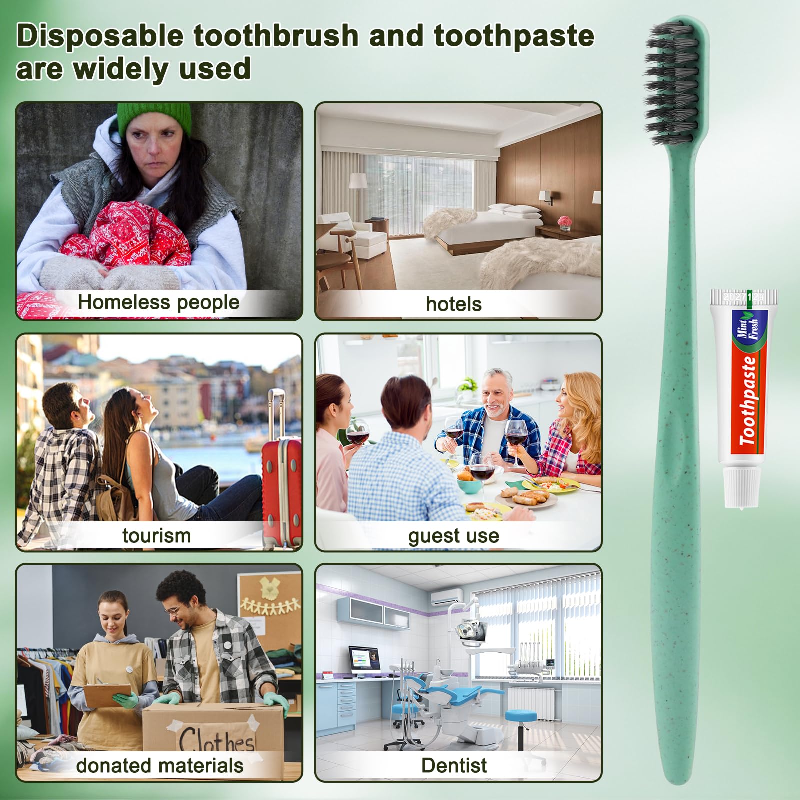 Bulk toothbrushes for nursing homes and organizations