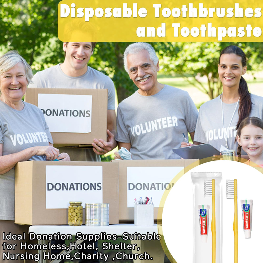 Portable travel hygiene kit suitable for hotels, shelters, donations