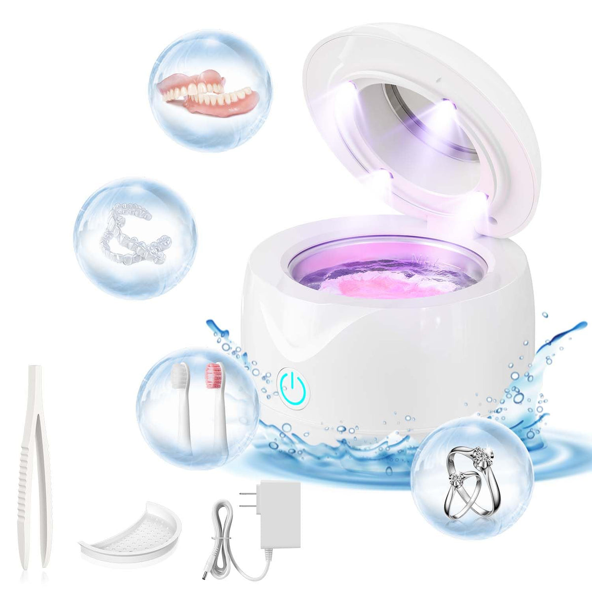 Hoffeins Ultrasonic Retainer Cleaner device front view