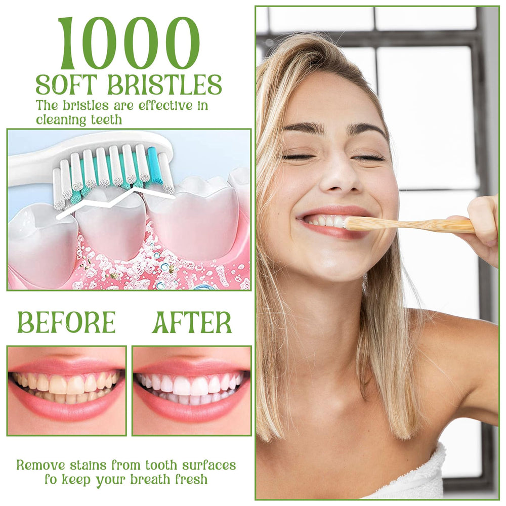 BPA-free soft bristles for gentle cleaning