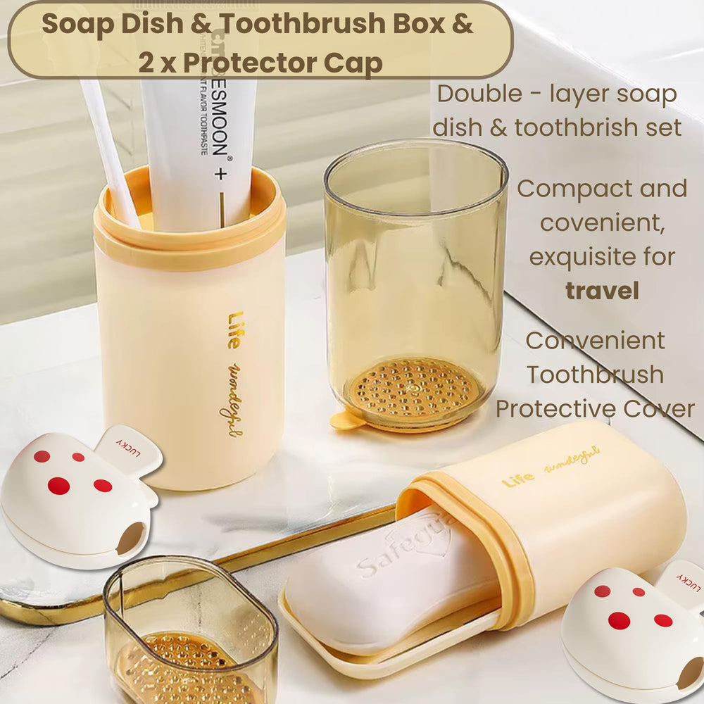 Protective cap 1 for toothbrush and case